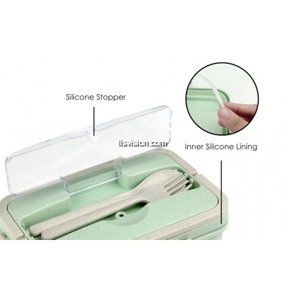 LLS Wheat Straw Lunch Box 1000ml