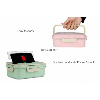 LLS Wheat Straw Lunch Box 1000ml