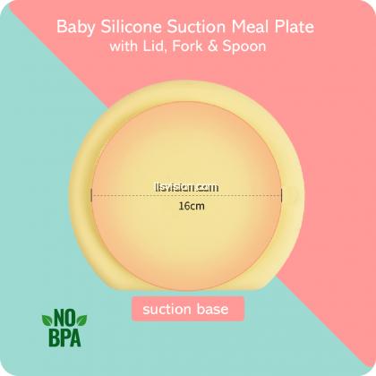 LLS Baby Silicone Suction Meal Plate