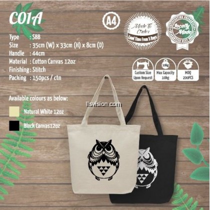 LLS A4 Canvas Bag (C01A)
