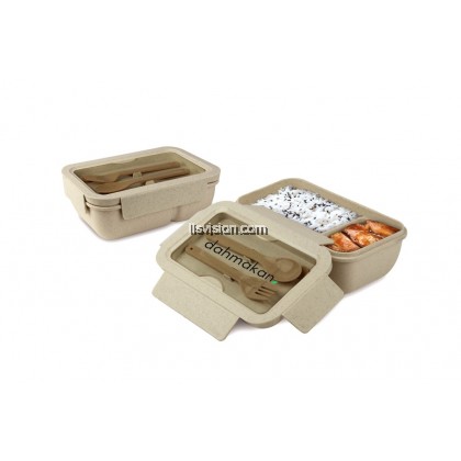 LLS Wheat Straw Lunch Box 850ml LLS Wheat Straw Lunch Box 850ml