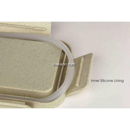 LLS Wheat Straw Lunch Box 850ml