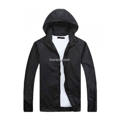 Ultifresh Beam Lightweight Microfiber Hoodie Jacket In A Bag (AKJ01)
