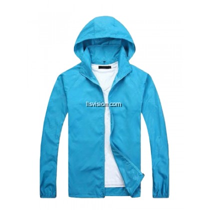Ultifresh Beam Lightweight Microfiber Hoodie Jacket In A Bag (AKJ01)