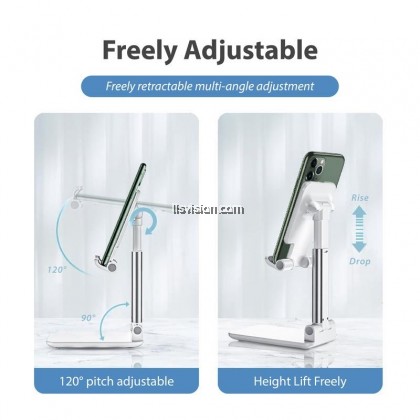 LLS Foldable - Adjustable Height & Multi Angle Mobile & Tablet Stand