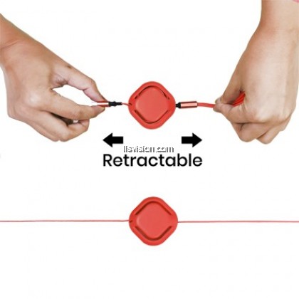 VORTEX 3-in-1 Retractable USB Charging Cable