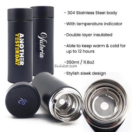 LLS MINI SMART LED Premium Thermos Flask 350ml