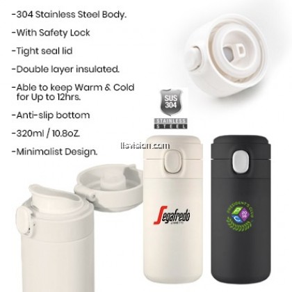 LLS LUNA Mini Stainless Steel Thermos Flask 320ml