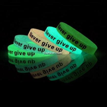 LLS Glow in Dark Silicone Wristband
