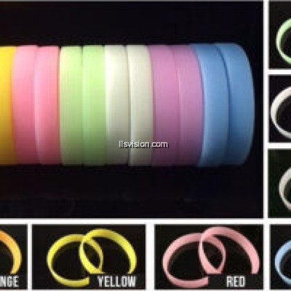 LLS Glow in Dark Silicone Wristband